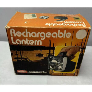 Vintage Everready Lantern Flashlight # 3112 Not Tested